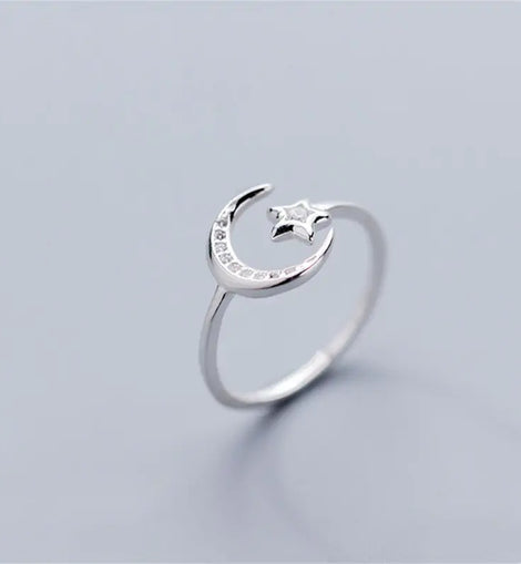 Moon Star Ring