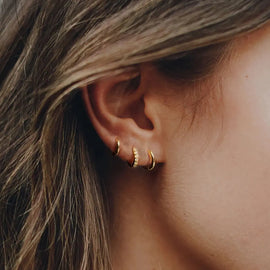 Minimalist Huggie Hoop Earrings